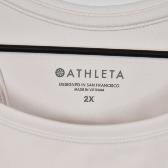 Athleta Shanti Watercolor Stripe Crop, 2X, NWT - Picture 4 of 7